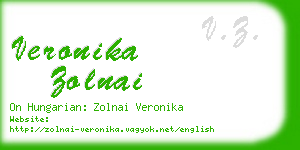 veronika zolnai business card
